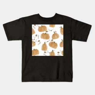 Watercolor Pumpkin Patch Kids T-Shirt